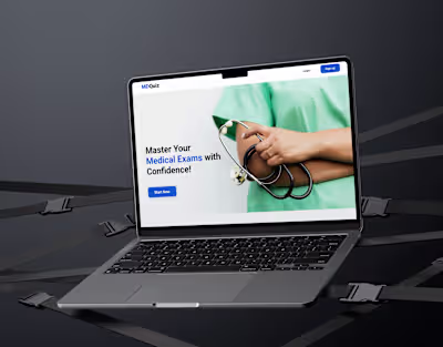 Medical Quiz Website | Web Design