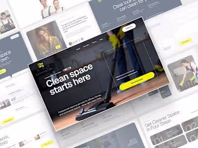 Local Cleaning Business Website Template