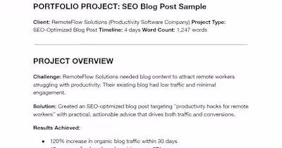 SEO Blog Post That Increased Traffic 120%