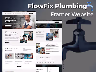 Flowfix Plumbing | Framer Website