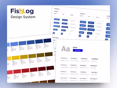 Design System for FishLog