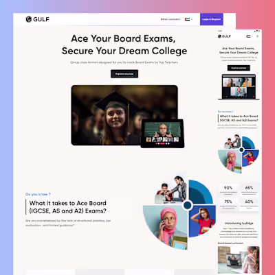 Responsive Learning Platform for British Curriculum