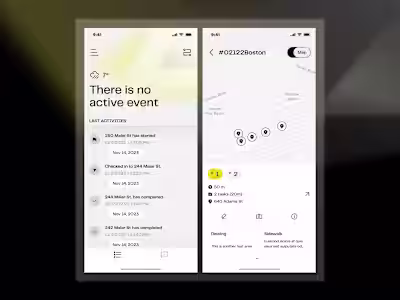 Snow & ice management SaaS - Mobile app