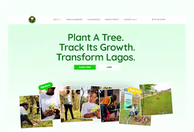 A web portal designed to