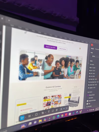 Striking Tech Academy Website Design for Teen Engagement