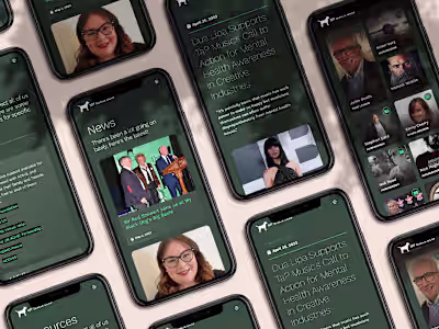 New charity website design for mental health chat service