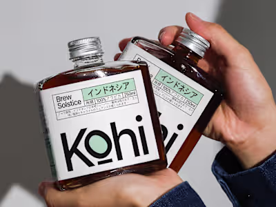 Brand Identity for Kōhī Coffee Bar
