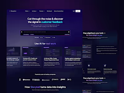 Storytell.ai Website Design and Development