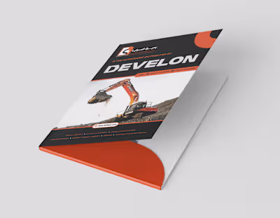 Corporate Folder Design for Buhayra Al Saraya – DEVELON