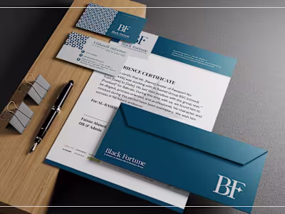 Black Fortune I Dubai Retail Brand I Brand Identity