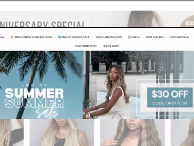 Revamping GlamLocks: A Shopify Store Overhaul for a Premium Hair