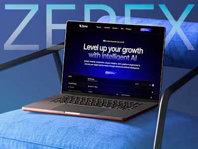 ZEREX - Generative AI Website UI Design