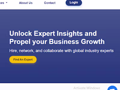 I worked on the website content for a B2B startup