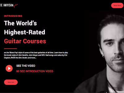 JamieHarrison - Personal Landing