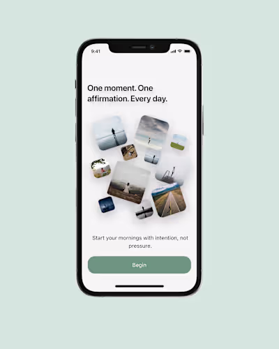 I worked on a daily affirmation app over the weekend. Not th...