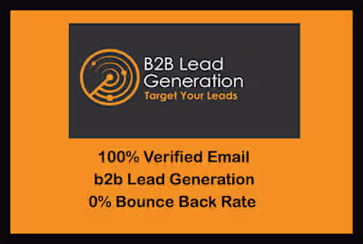 I will do b2b lead generation and targeted email list building