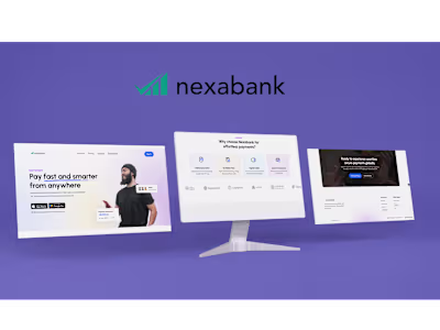 NexaBank Digital Platform Redesign