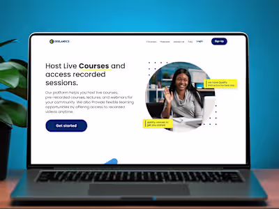 Course hosting Web app
