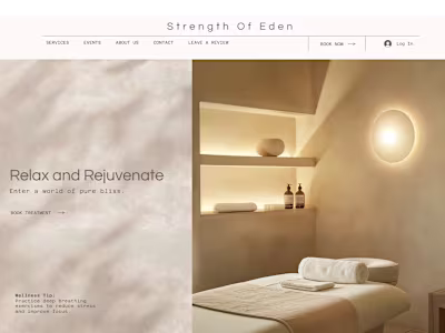 This is a Wix website that I recently made for a client, com...