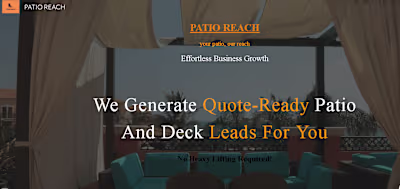 Data Entry and Lead Generation for Patio Reach Marketing Agency