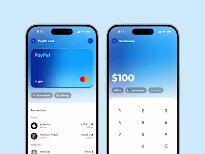 Paypal App Concept
