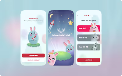 Early illustration exploration test for a kids reading compa...