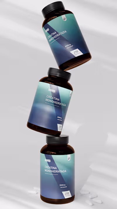 Sports Supplements Renders for Instagram