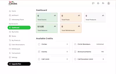 Built a social networking/ Events tracker web platform