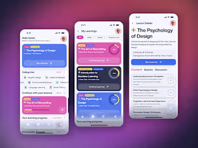 ByteLearn.AI - a bite-sized learning app concept