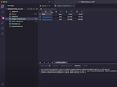 Automated Price Scraper, spreadsheet & WhatsApp Notifier