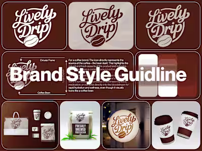 Lively Drip Logo & Visual Identity Design