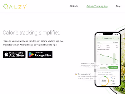 Qalzy.com - Nutrition and Fitness Tracking App