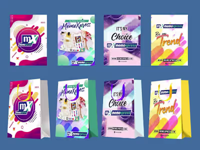 Brand Paper Bag Layout