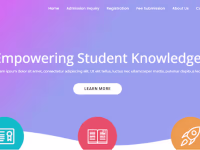 School Management Website
