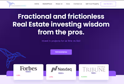 Blockchain-based Fractional Real Estate Marketplace Development