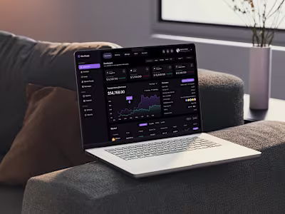 GlintTrade is a high-fidelity dark-themed