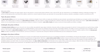 Alibaba.com - Product Description (Portuguese)
