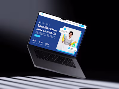 Clean Advice - Professional Cleaning Service Landing Page