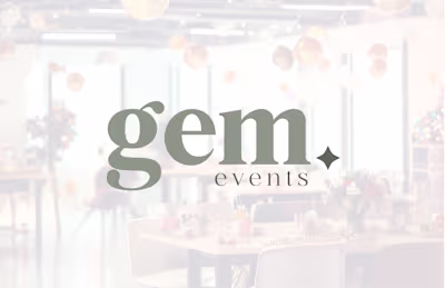 Gem Events | Branding + Identity