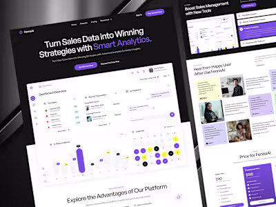 FennaAl: Sales Analytics Dashboard