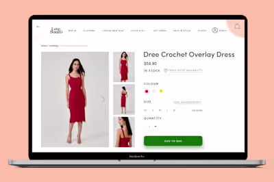 Love, Bonito Website Re-design