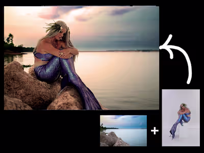 Creative Superimposing Art