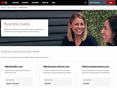 Business Lending - National Australia Bank
