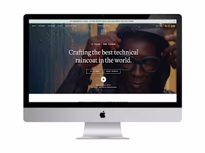 Shopify Store Design For Norwegian Rain
