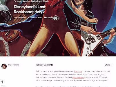 Disneyland’s Lost Rockband: Halyx • The Daily Fandom