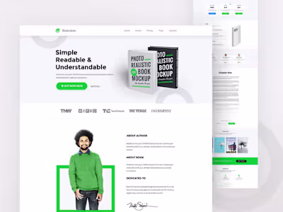 eBook Platform Website Design