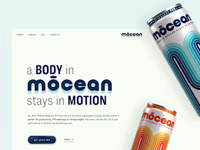 Webdesign mocean drink
