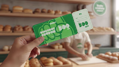 Been working on coupon cards design lately for a local busin...