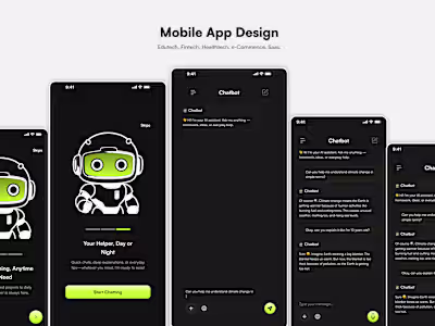 AI Chatbot App Design