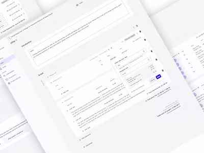Freelancer/client rates feature